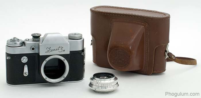 Zenit 312m with removed lens and case